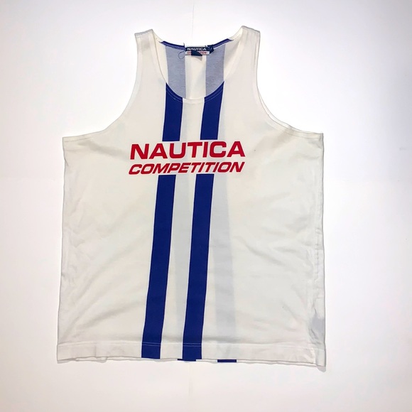 Nautica Shirts Vintage Nautica Tank Top Large Poshmark